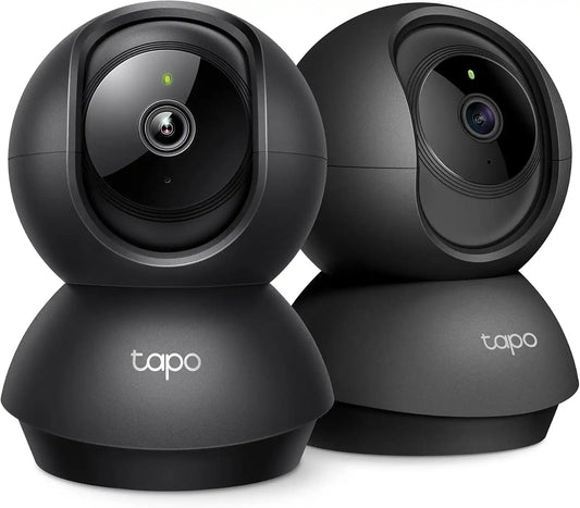 Tapo 2K Pan Tilt Security Camera for Baby Monitor, Dog Camera,C211(2-Pack)
