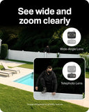 Tapo 2K Dual Lens Pan/Tilt Security Battery Camera w/Solar, C645D KIT