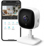 Tapo 1080P Indoor Security Camera, Baby Monitor, Dog Camera, Wired, C100