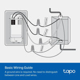 Tapo Smart Light Switch, Single Pole, Need Neutral Wire, S500(4-Pack)