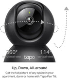 Tapo 2K Pan Tilt Security Camera for Baby Monitor, Dog Camera, C211