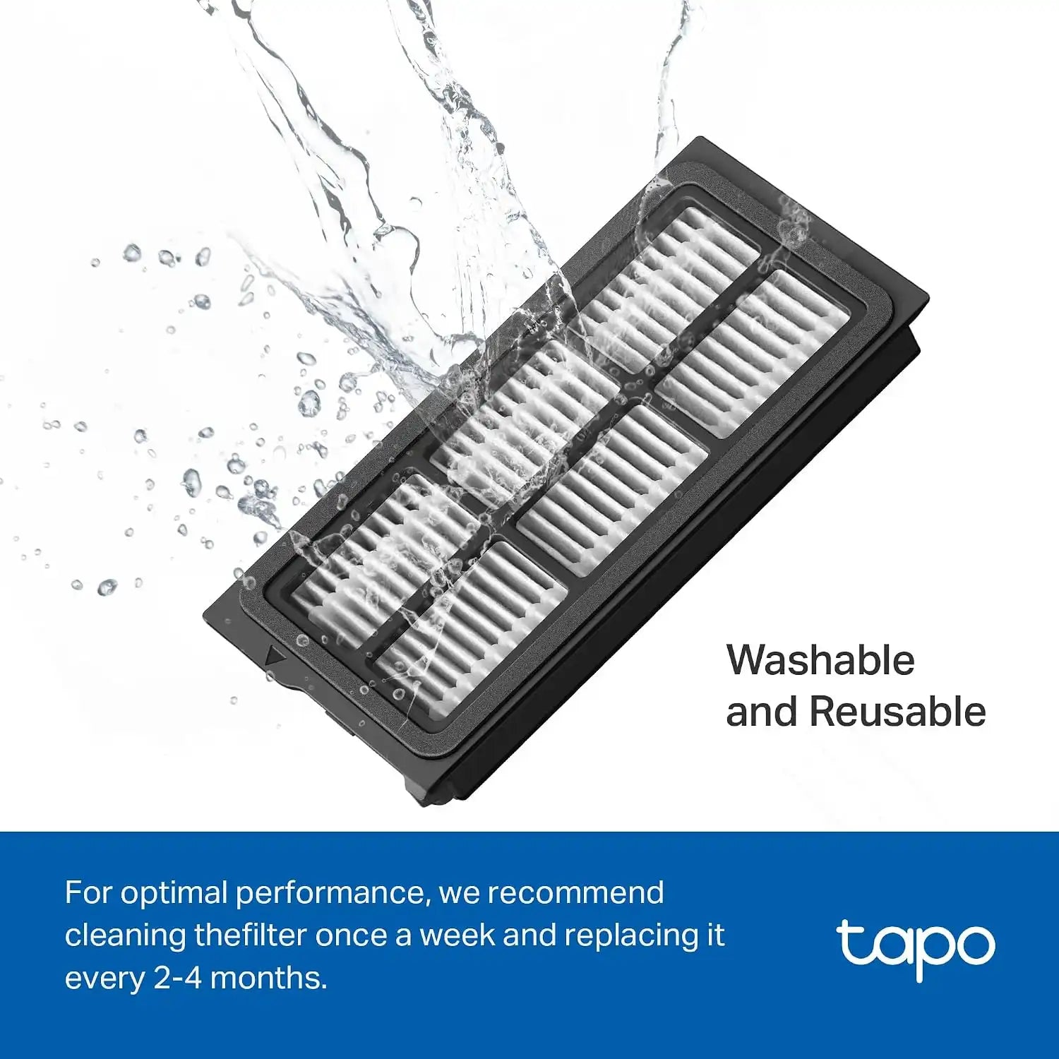 Tapo Robot Vacuum Filter Replacement KIT, RVA520