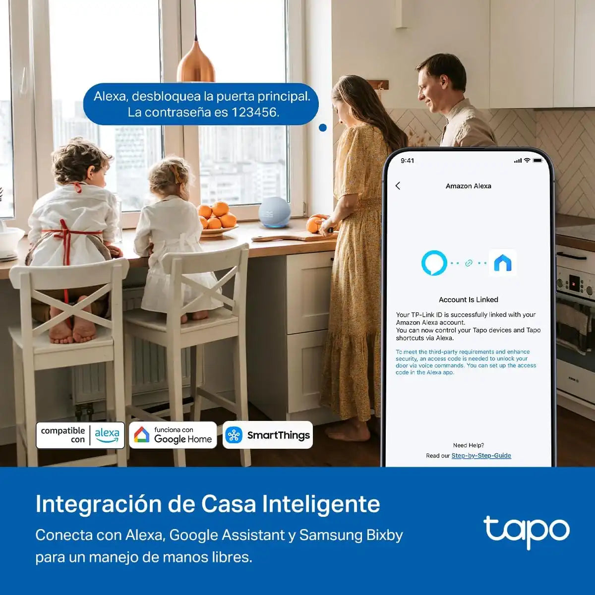 Tapo Smart Wi-Fi Door Lock, Deadbolt, Fingerprint Recognition, DL110