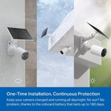 Tapo SolarCam C402 KIT 1080p Outdoor Wireless Security Camera