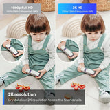 Tapo 2K Indoor Security Camera, Baby Monitor, Dog Camera, Wired, C110