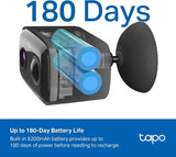 Tapo 1080p Outdoor Wireless Security Camera, Up to 180-Day Battery, C401