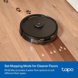 Tapo LiDAR Robot Vacuum and Mop with Self-Emptying Dock, RV30 Max Plus