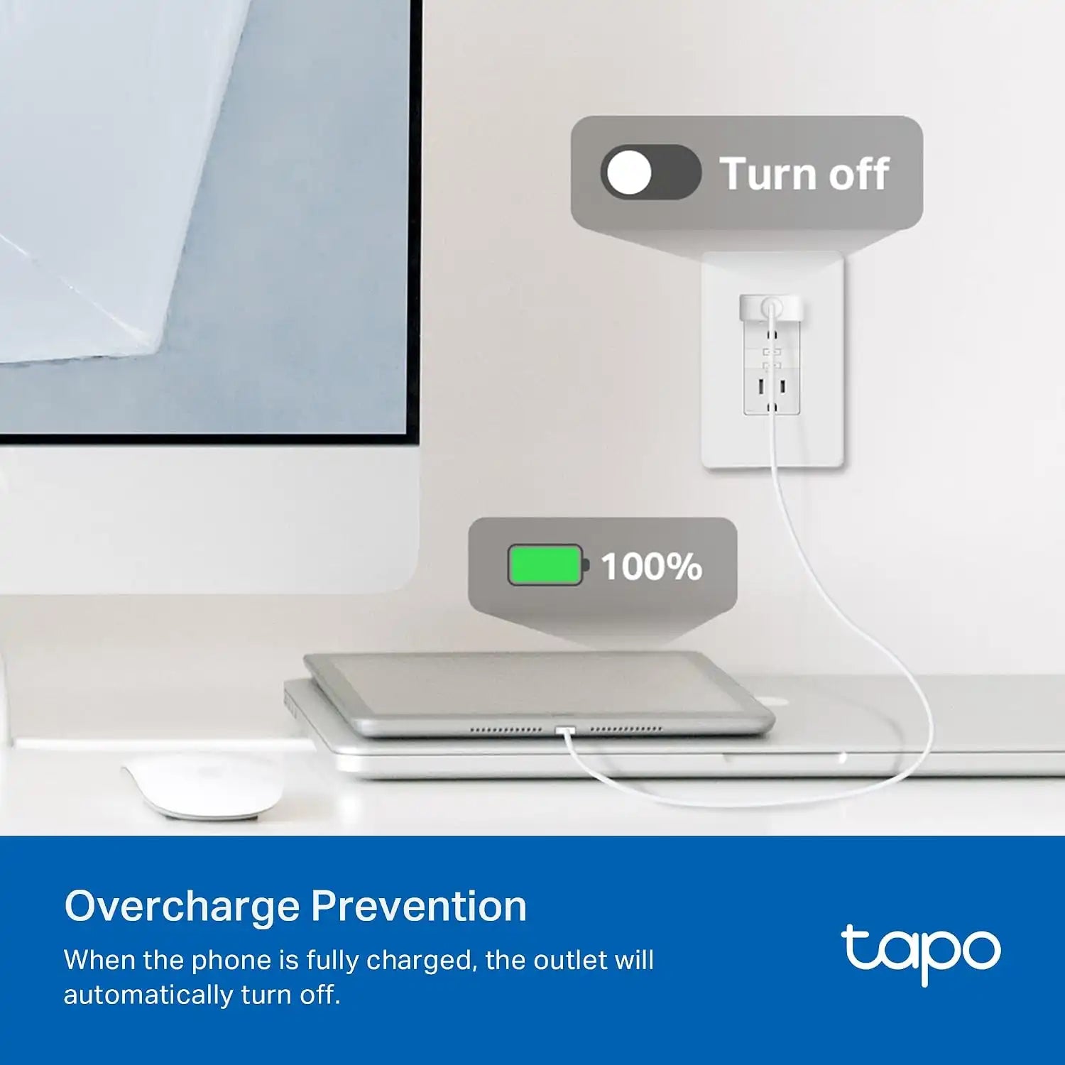 Tapo Smart Plug, Matter Compatible, Energy Monitoring, P110M(2-Pack), 15A