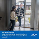 Tapo 4K Indoor Pan/Tilt Wired Security Camera, Baby Monitor, C260