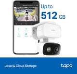 Tapo 1080p Pan/Tilt Indoor/Outdoor Security Camera, C206 HybridCam 360
