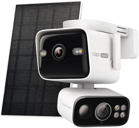 Tapo 4K Dual Lens Pan/Tilt Security Camera Wireless Outdoor, C675D KIT