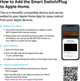 Tapo Apple HomeKit Smart Plug Mini, 15A, P125(4-Pack)