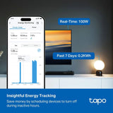 Tapo Smart Wi-Fi Power Strip, Matter, P316M, Energy Monitoring