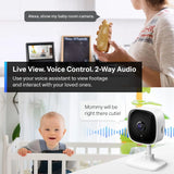 Tapo 2K Indoor Security Camera, Baby Monitor, Dog Camera, Wired, C110P2