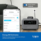 Tapo Smart Plug, Matter Compatible, Energy Monitoring, P110M(4-Pack), 15A