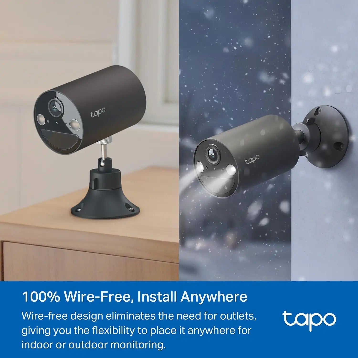 Tapo C403 1080p Outdoor Wireless Security Camera, Up to 180days Battery