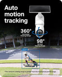 Tapo 4K Outdoor Pan/Tilt Wireless Security Camera, Solar Charging, C660 KIT