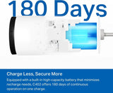 Tapo C402 1080p Outdoor Wireless Security Camera, Up to 180days Battery