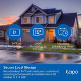 TP-Link Tapo 1080P Outdoor Wired Pan/Tilt Security Camera, C500