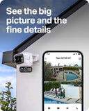 Tapo 4K Dual Lens Pan/Tilt Security Camera Wireless Outdoor, C675D KIT