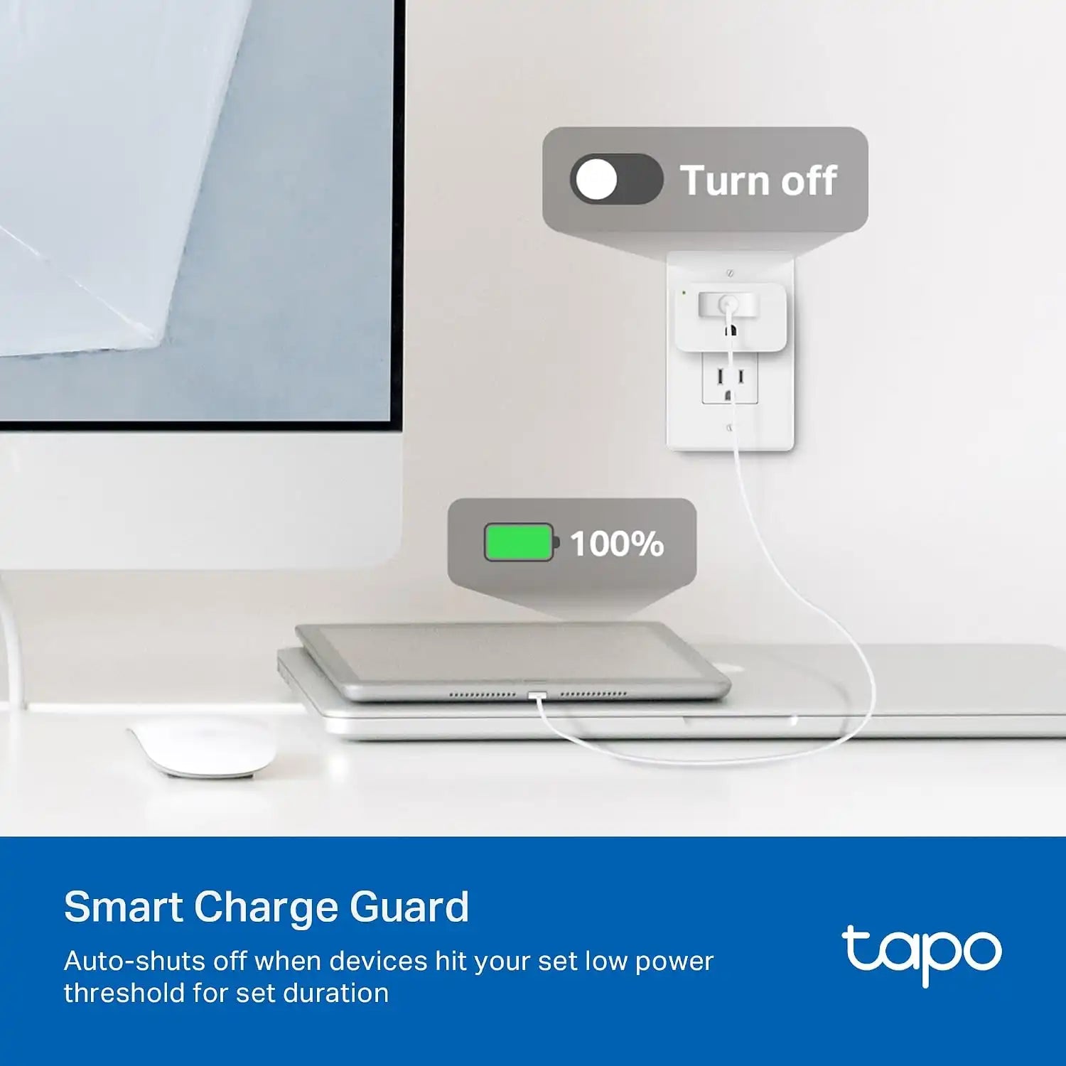 Tapo Smart Plug Wi-Fi, Energy Monitoring, P115(4-Pack), 15A