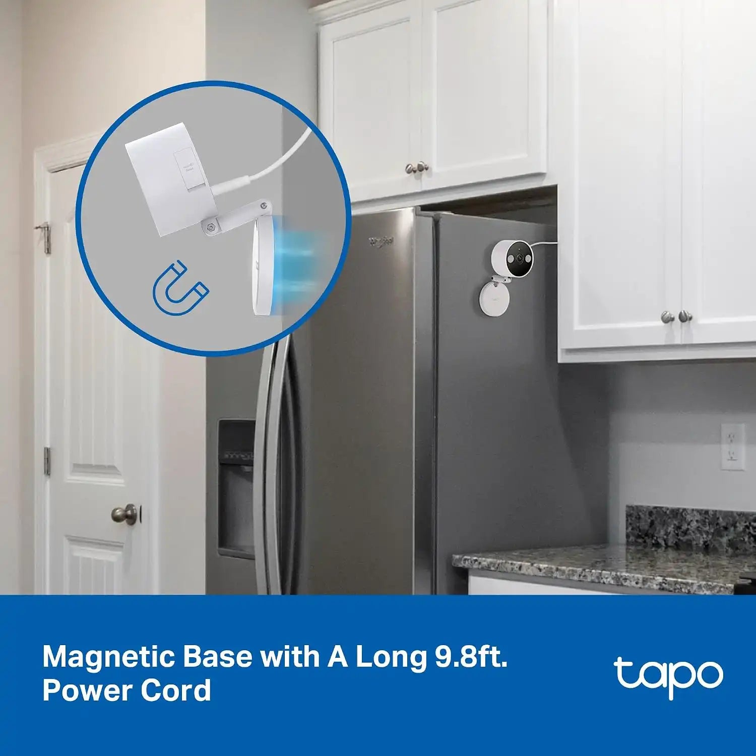 Tapo 2K+ Indoor/Outdoor Wired Security Camera, Baby Monitoring, C120