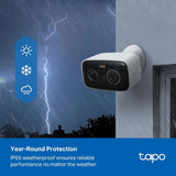 Tapo 1080p Outdoor Wireless Security Camera, Up to 180-Day Battery, C400