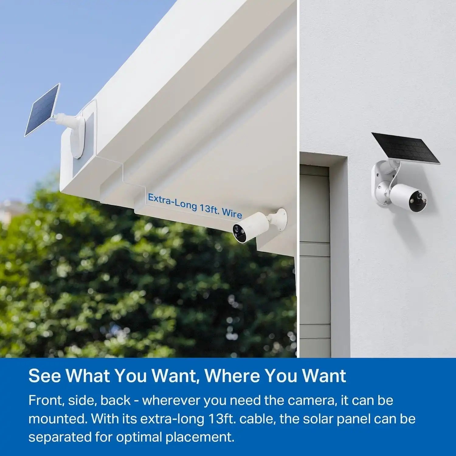 Tapo SolarCam C402 KIT 1080p Outdoor Wireless Security Camera(3-Pack)