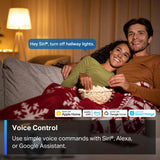 TP-Link Tapo Matter Smart Light Switch: Voice Control w/Siri, Alexa & Google Home | UL Certified | Timer & Schedule | Easy Guided Install | Neutral Wire Required | Single Pole | Tapo S505(2-Pack)