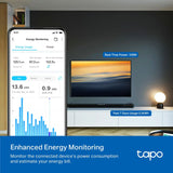 Tapo Smart Plug, Wi-Fi in-Wall Outlet, P210M, Matter Compatible