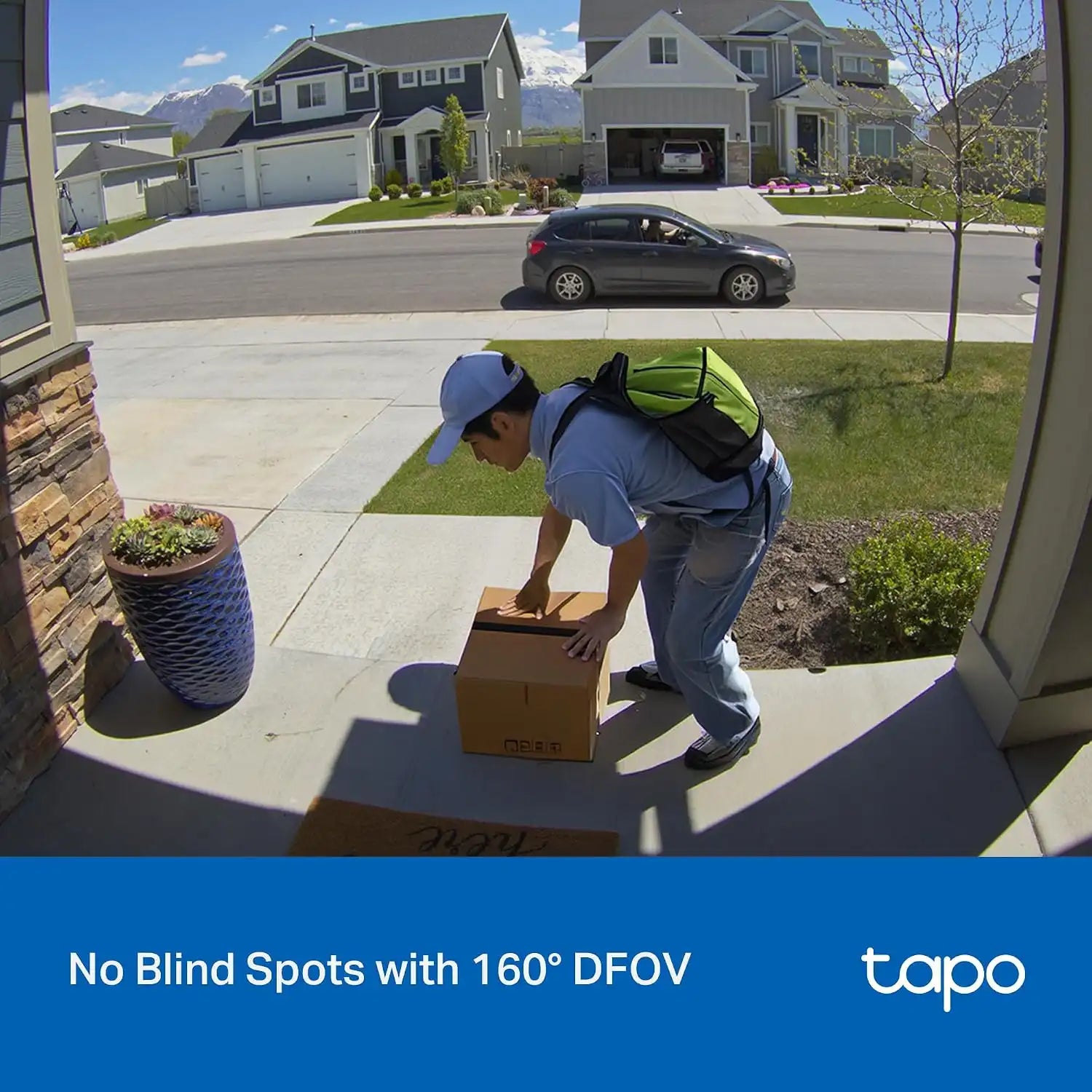 Tapo 2K Wireless Smart Video Doorbell, D205, 160° Ultra-Wide View