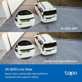 Tapo 2K+ Outdoor Wired Floodlight Security Camera, C720, 2800LM