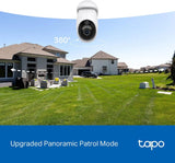 Tapo 4K Wired Pan/Tilt Outdoor Security Camera, C560WS, 360° View