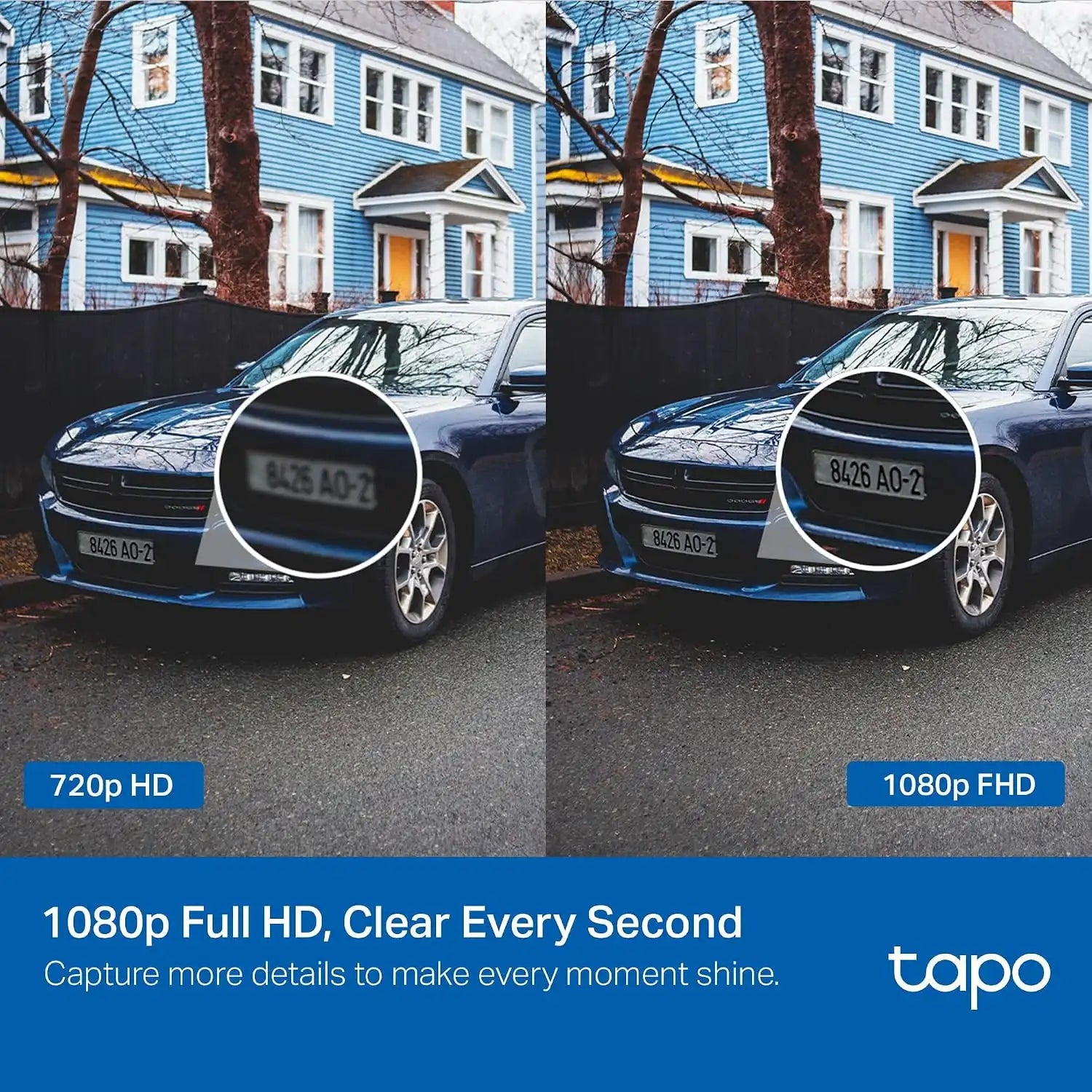 TP-Link Tapo 1080P Outdoor Wired Pan/Tilt Security Camera, C500