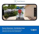 Tapo 1080p Outdoor Wireless Security Camera, Up to 180-Day Battery, C401