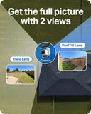 Tapo 2K Dual Lens Pan/Tilt Security Battery Camera w/Solar, C645D KIT