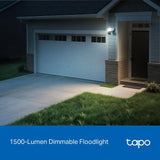 Tapo 2K Outdoor Pan/Tilt Wired Floodlight Security Camera, C710, 1500LM