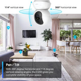 Tapo 1080p Pan/Tilt Security Camera for Baby Monitor, Pet Camera, C200