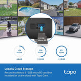 Tapo 1080p Outdoor Wireless Security Camera, Up to 180-Day Battery, C401