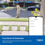 Tapo 2K+ Indoor/Outdoor Wired Security Camera, Baby Monitoring, C121