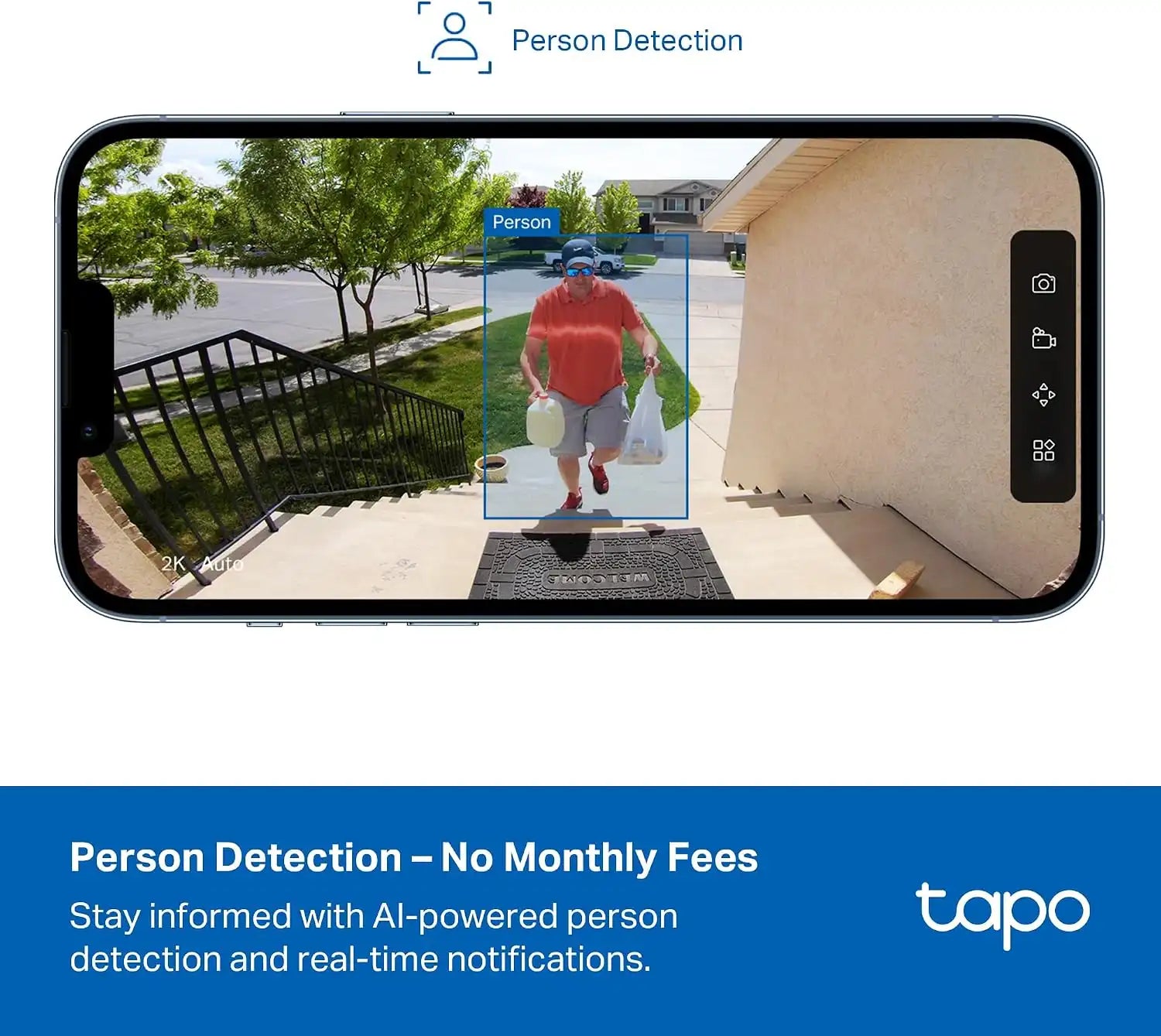 Tapo 1080p Outdoor Wireless Security Camera, Up to 180-Day Battery, C400