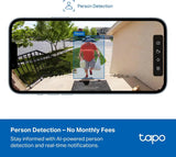 Tapo 1080p Outdoor Wireless Security Camera, Up to 180-Day Battery, C400