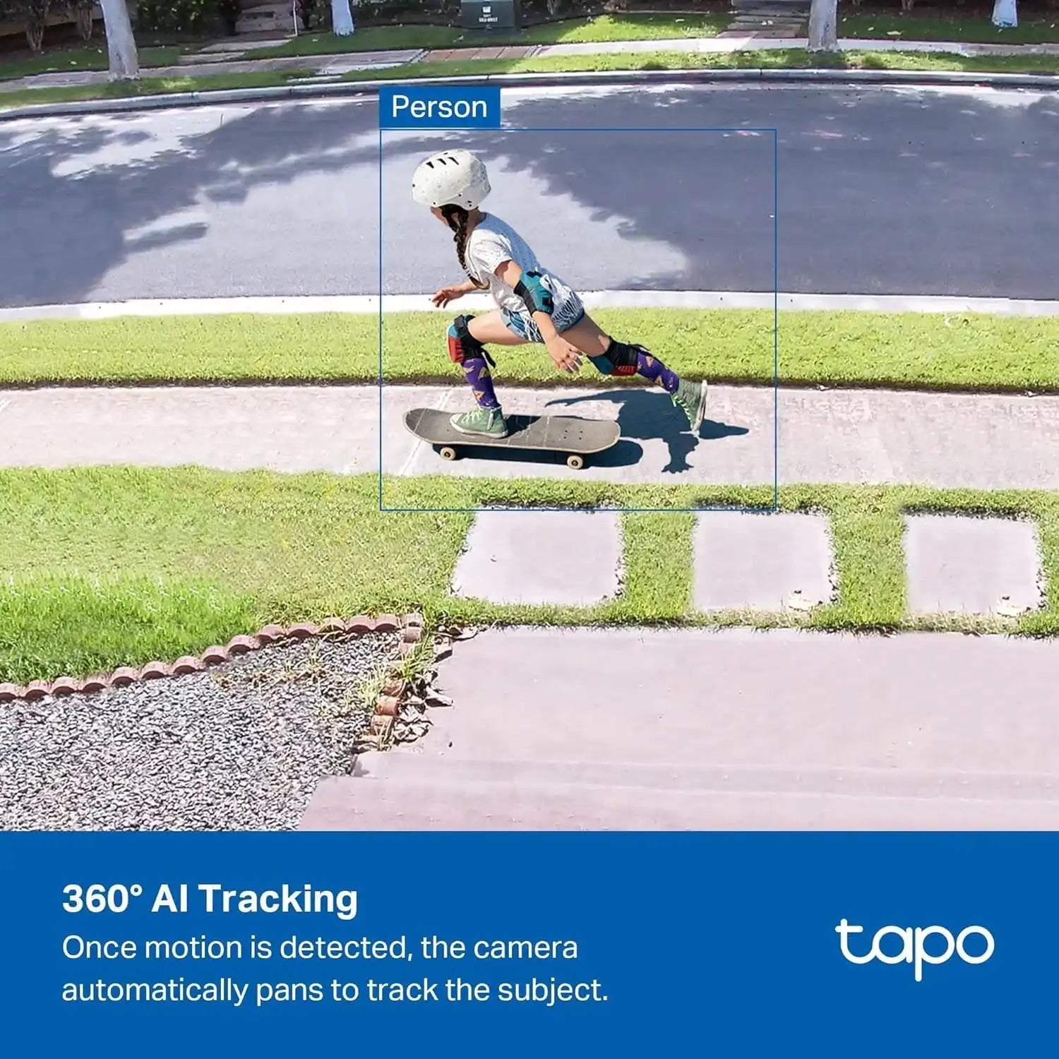 Tapo 4K Wired Pan/Tilt Outdoor Security Camera, C560WS, 360° View
