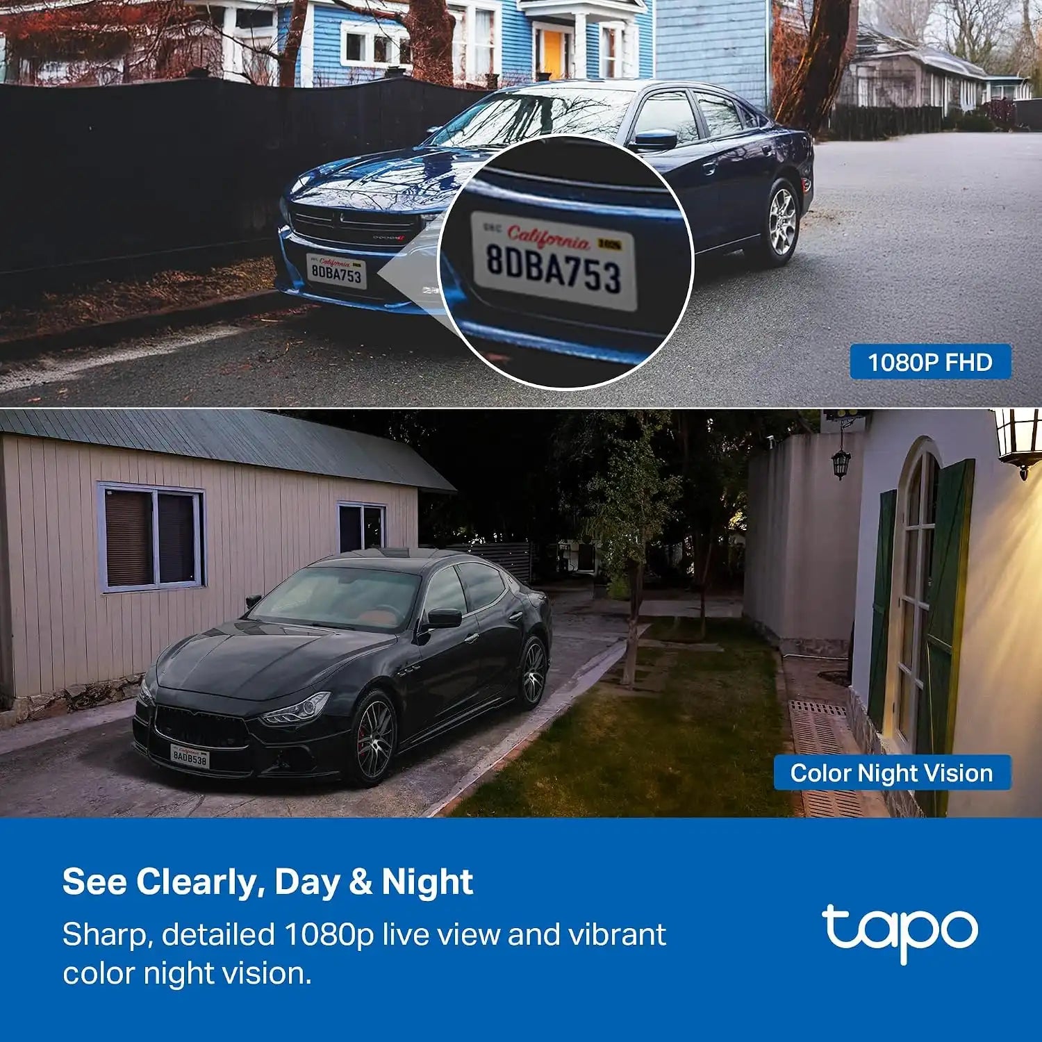 Tapo 1080p Outdoor Wireless Security Camera, Up to 180-Day Battery, C400