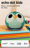 Amazon Echo Dot Kids (newest model), Smart speaker to enjoy age-appropriate audiobooks, sleep routines and Alexa+ experiences to create and learn, Owl design