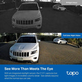 Tapo 2K+ Indoor/Outdoor Wired Security Camera, Baby Monitoring, C121