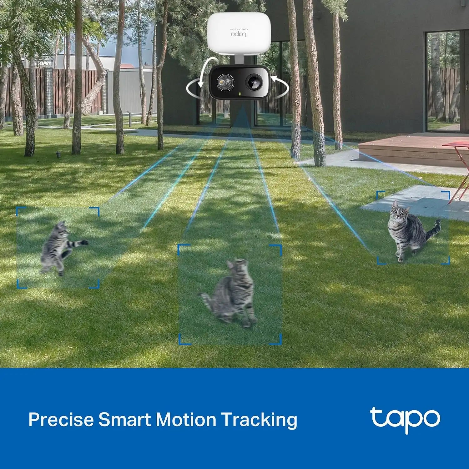 Tapo 2K Indoor/Outdoor Pan/Tilt Wired Security Camera, C216(2-Pack)