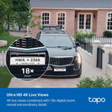 Tapo MagCam 4K Outdoor Wireless Security Camera, Integrated Solar, C465