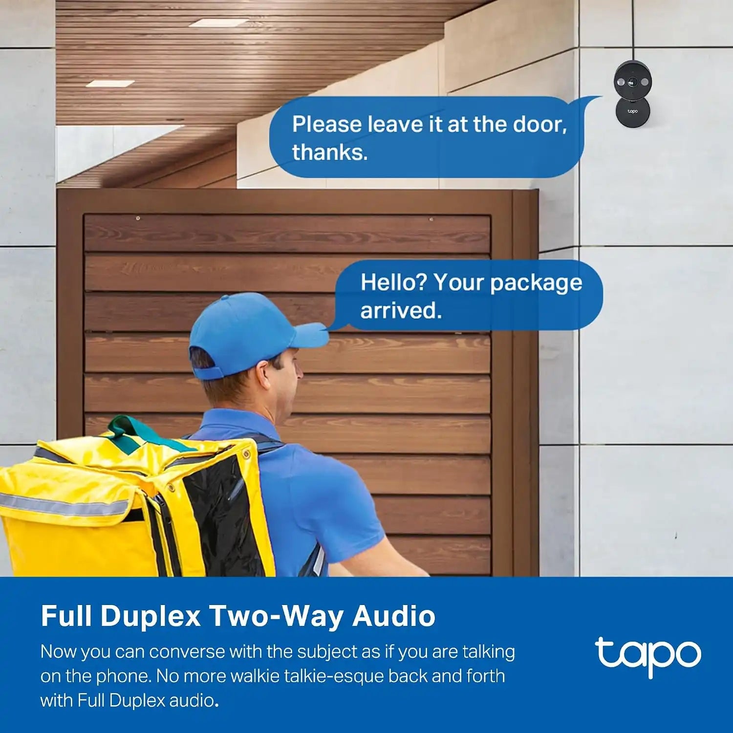 Tapo 2K+ Indoor/Outdoor Wired Security Camera, Baby Monitoring, C121