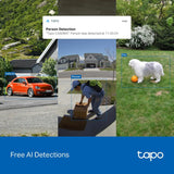 Tapo 4K Wired Pan/Tilt Outdoor Security Camera, C560WS, 360° View